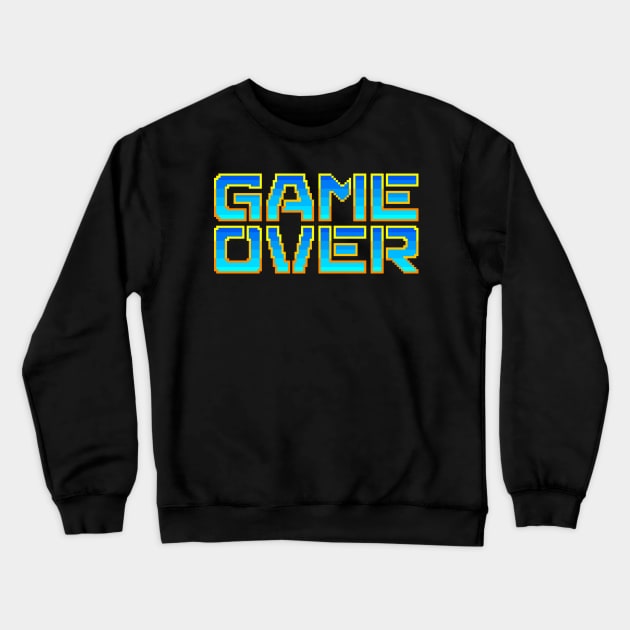 Game Over Crewneck Sweatshirt by snespix